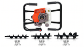KIT - Barreno Ahoyador 63 cc motor 2T Adler 3.5 hp Broca 10-15-20
