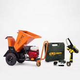 Chipeadora Profesional Adler ADL-X3 16 hp Bencina / Encendido Electrico + Podador a Batería