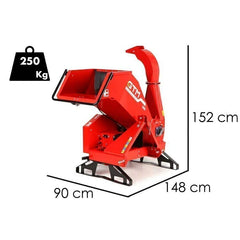 PRE VENTA - Chipeadora GTM Professional GTS 1800 PTO Conexión Tractor - Toma fuerza