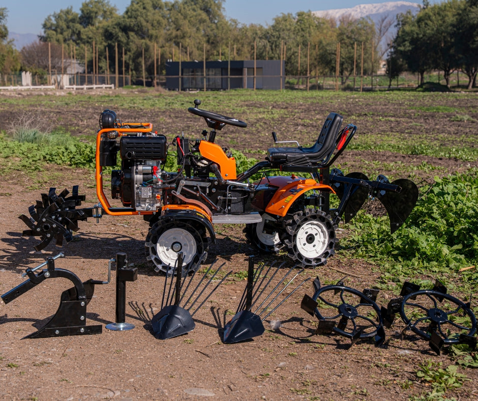 Pack Full Tractor Cultivador Agro Diesel 10 HP Adler  ADL-T02