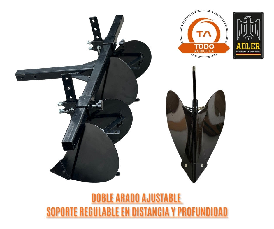 Pack Full Tractor Cultivador Agro Diesel 10 HP Adler  ADL-T02