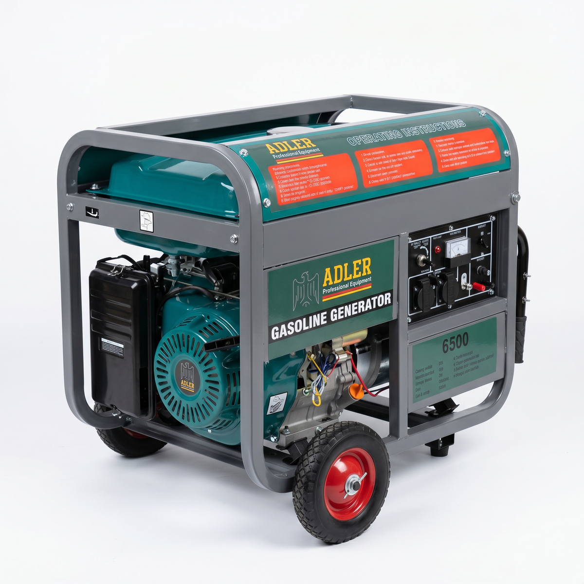 Generador Eléctrico ADLER WX6500 | Partida Eléctrica | AVR | 220V